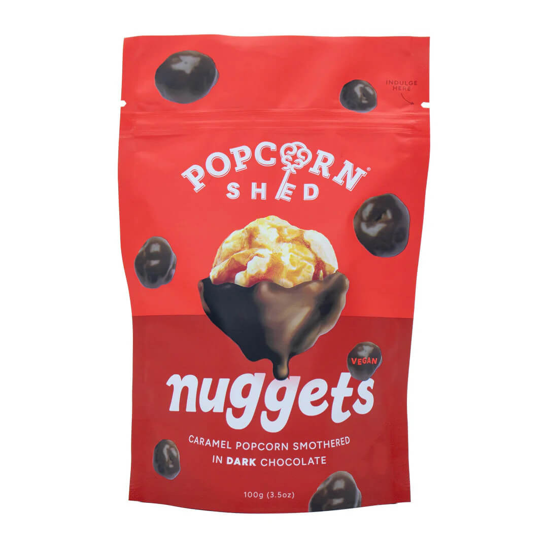 Dark Chocolate Popcorn Nuggets