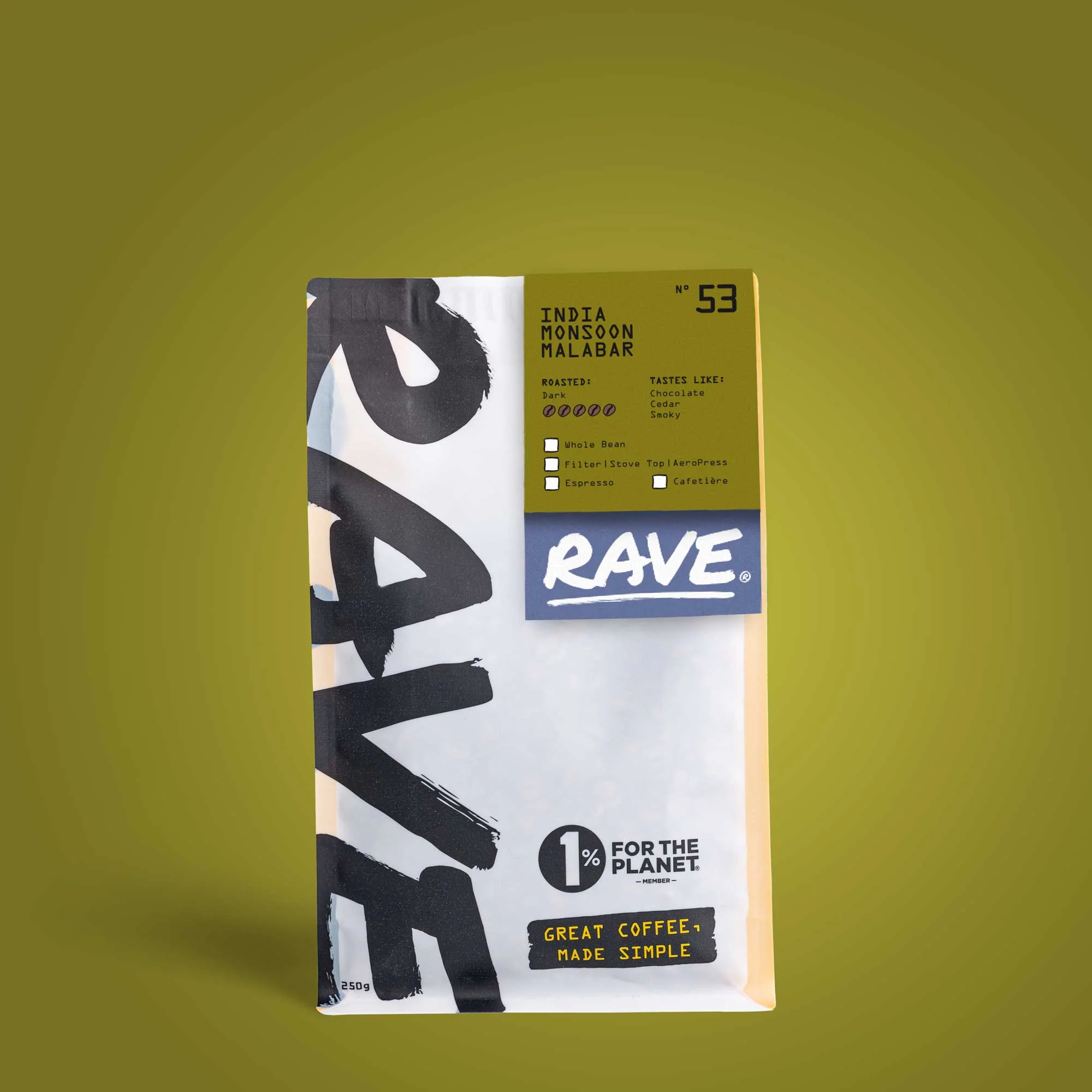 Indian Monsoon Malabar coffee