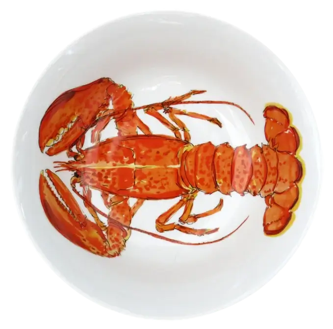 Red Lobster Serving Bowl
