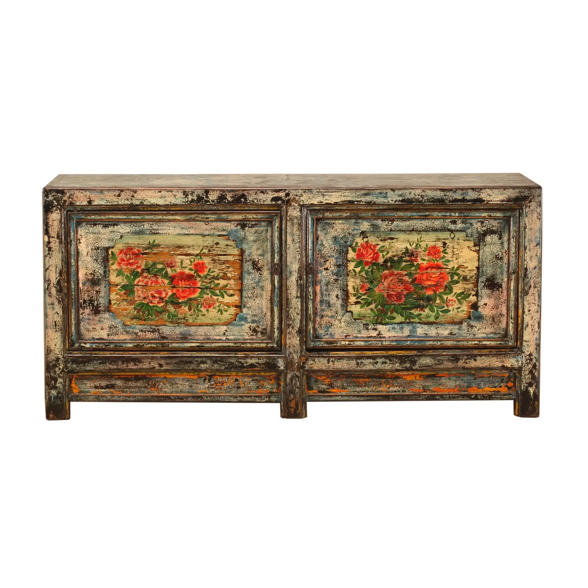 Vintage Chinese Crackle Sideboard