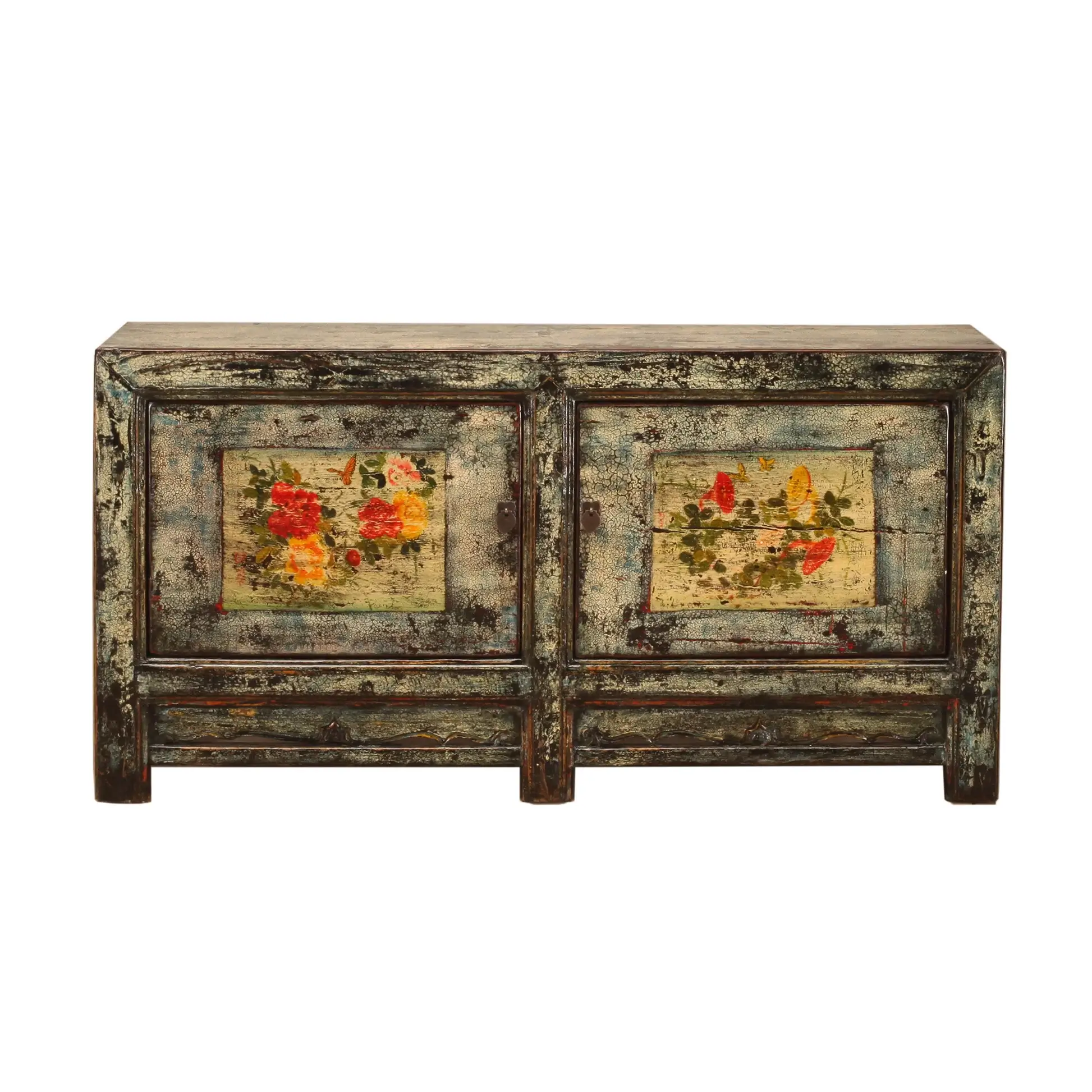 Vintage Chinese Crackle Sideboard
