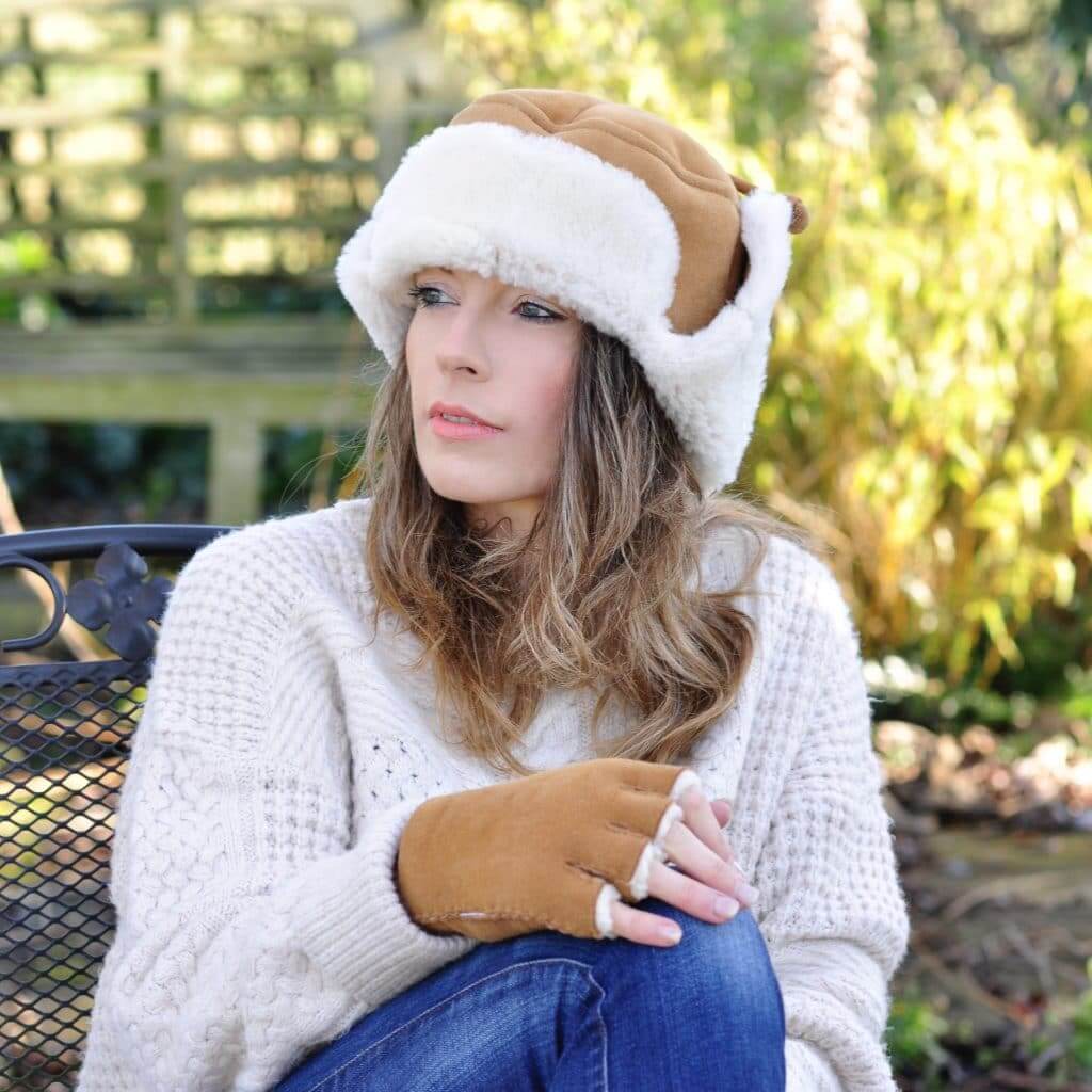 Sheepskin Trapper Hat