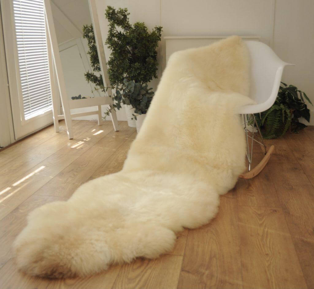 Honey Cinnamon Double Sheepskin Rug