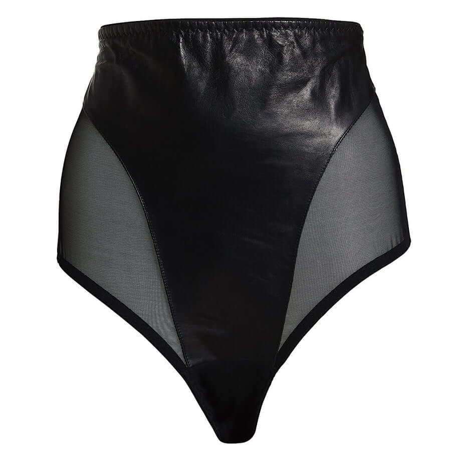 Lexi Leather High Waist Brief