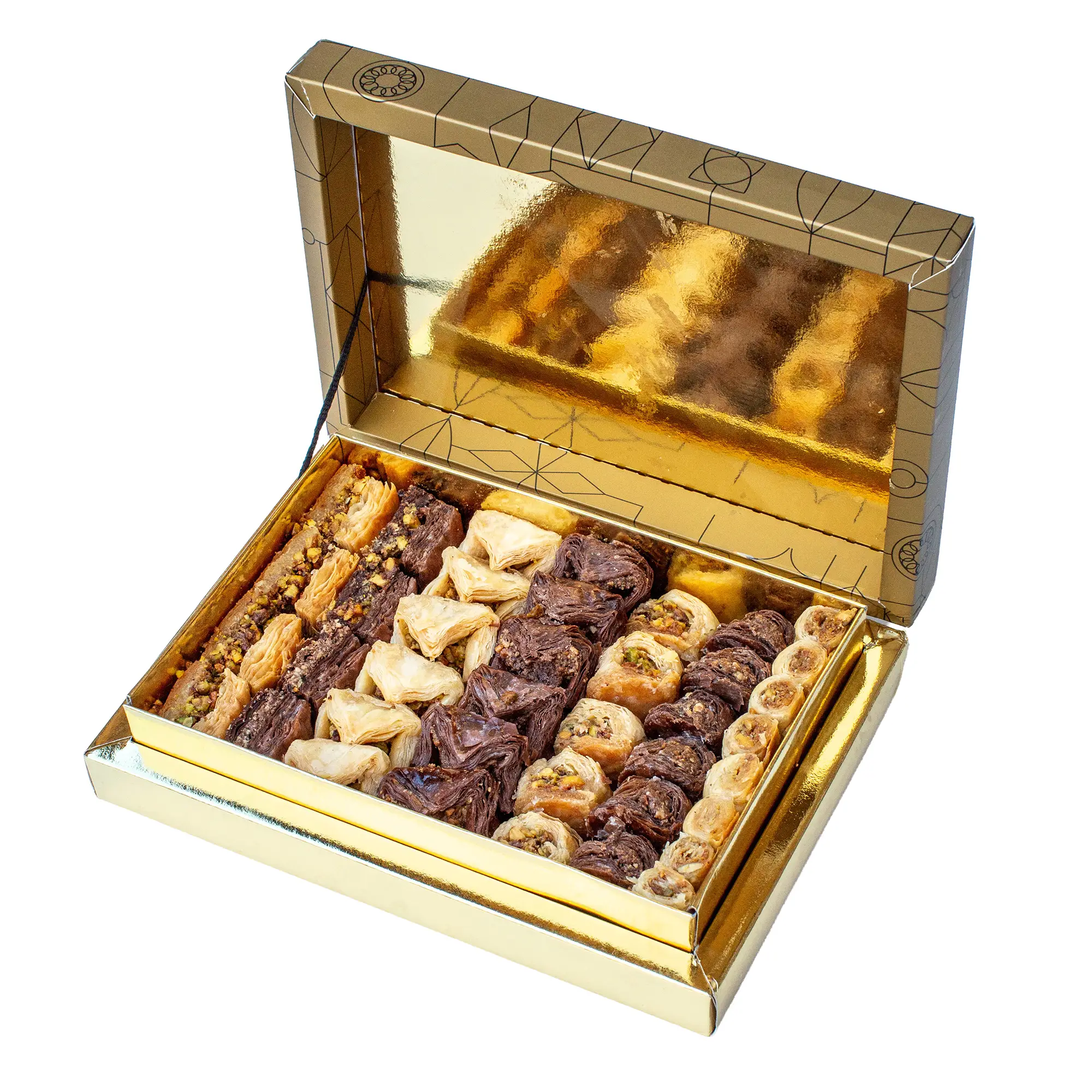 Chocolate & Pistachio Baklava Selection