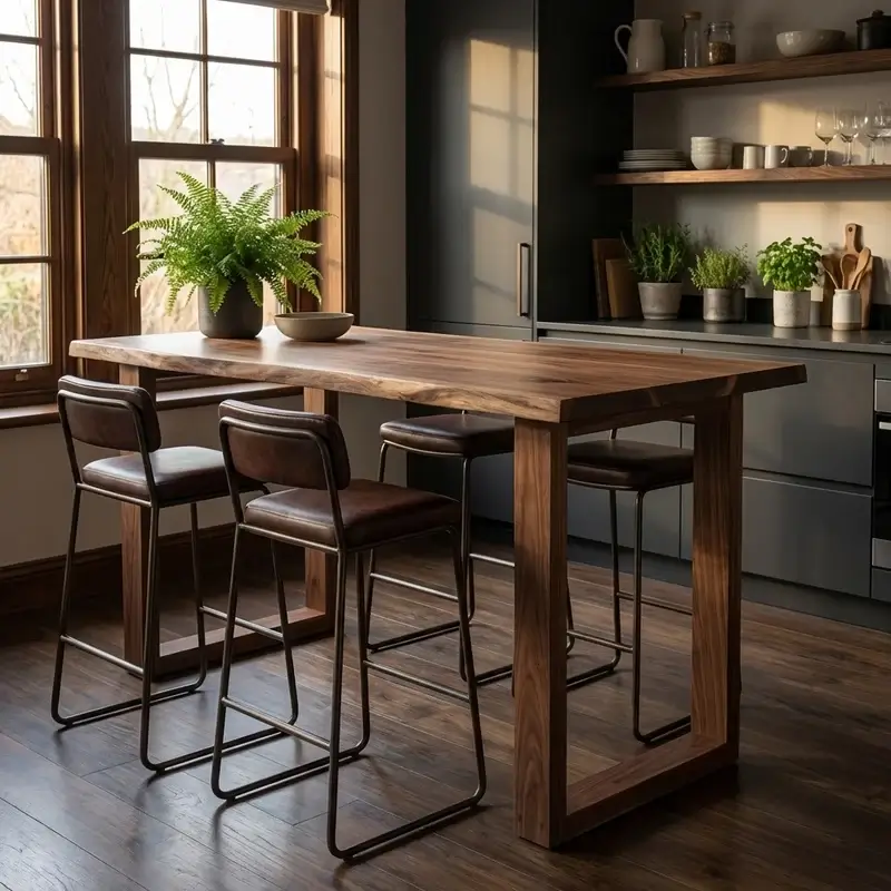 Live Edge Breakfast Bar
