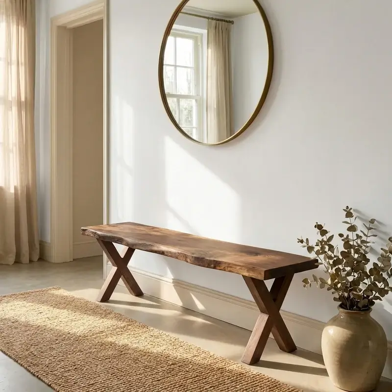Live Edge Bench