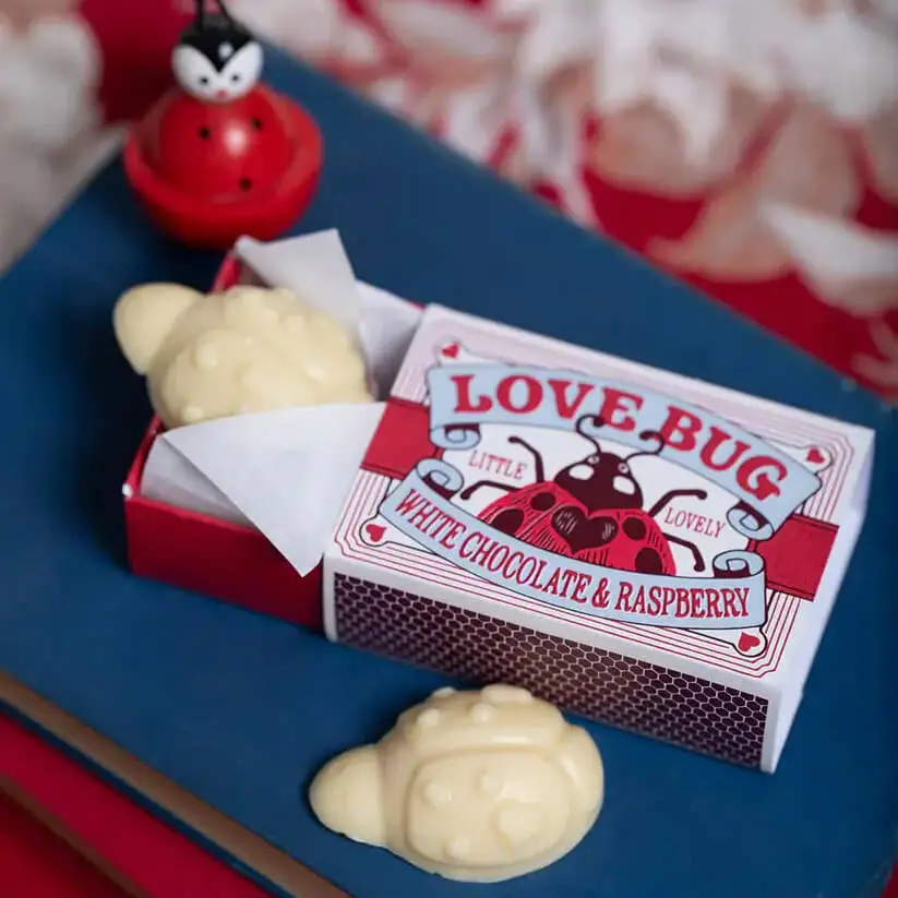 Raspberry Chocolate Love Bugs