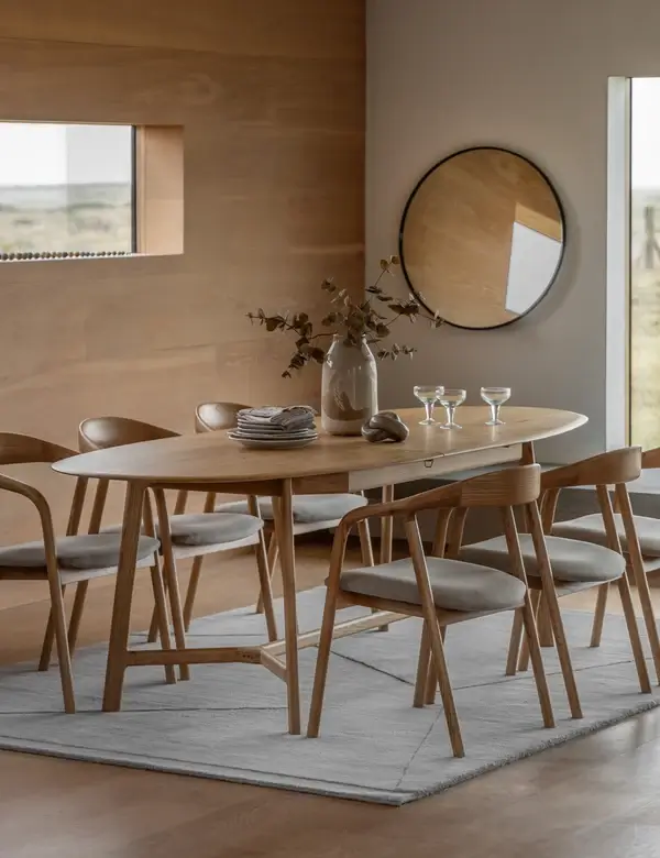 Elska Oak Extending Dining Table