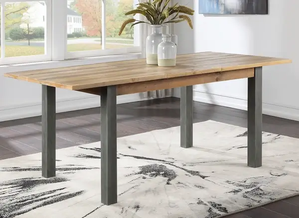 Industrial Rustic Extending Dining Table