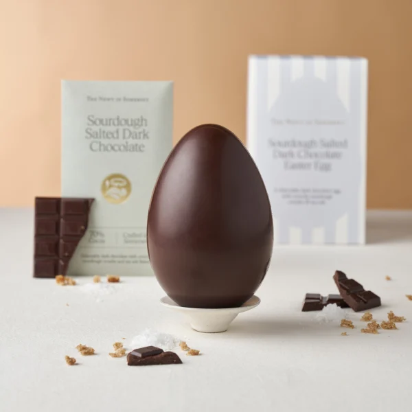 Sourdough Salted Dark Chocolate Egg