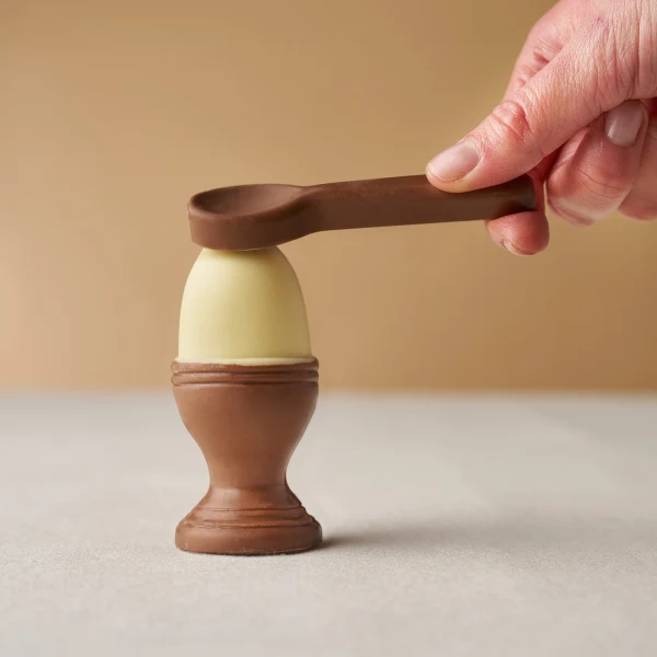 Chocolate Egg & Spoon