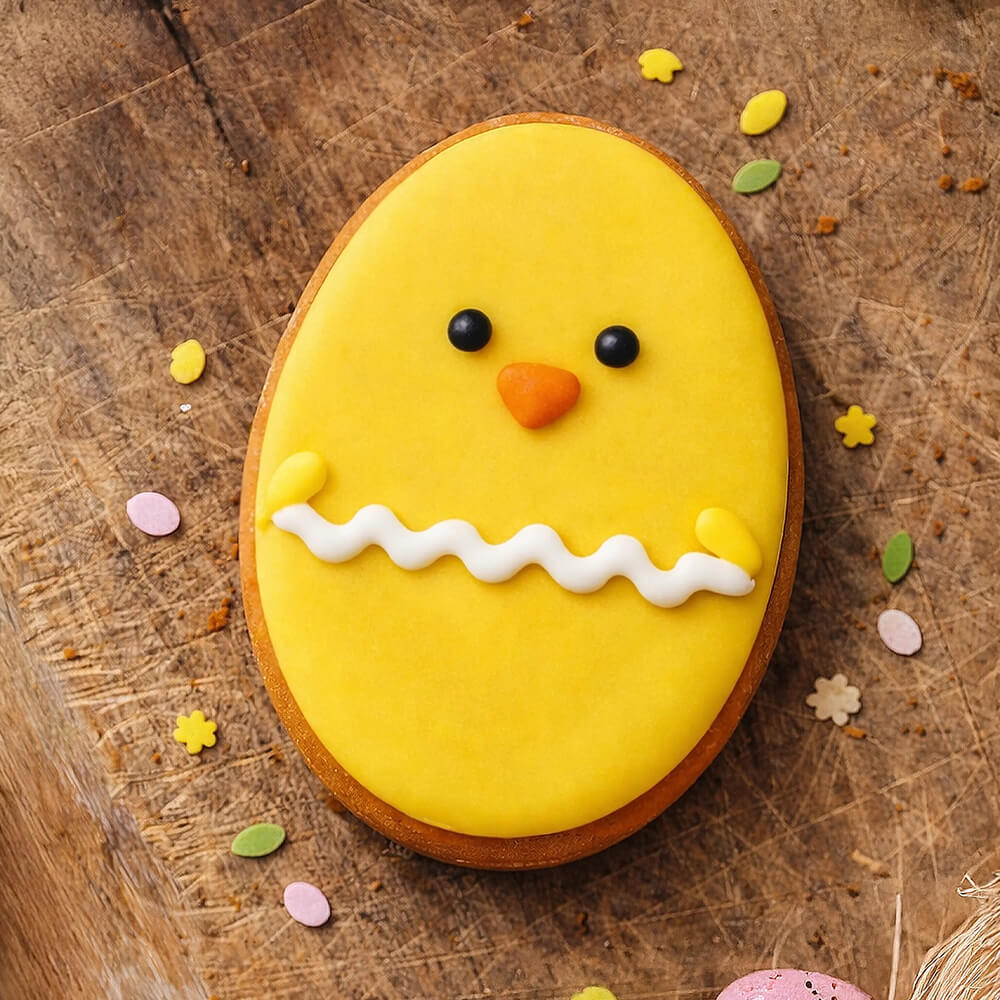 Easter Chick Vanilla Biscuits