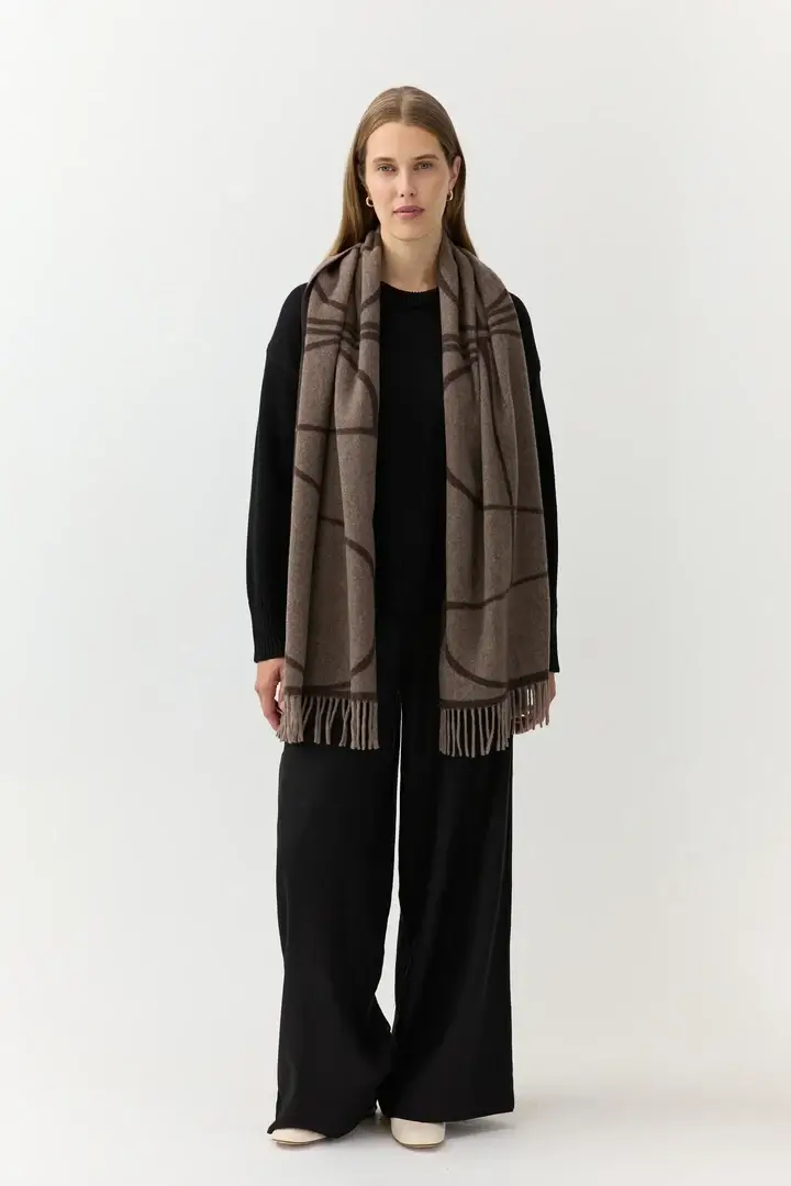 Monogram Jacquard Woven Scarf