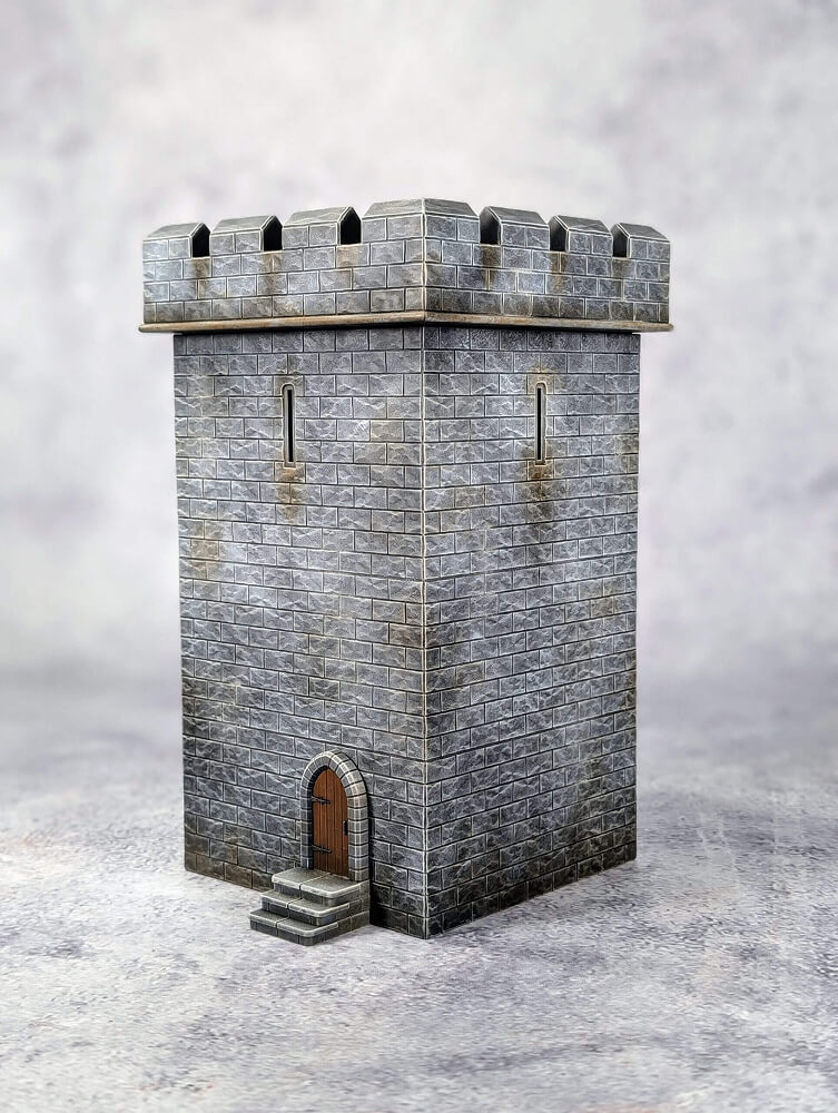 Square Castle Tower