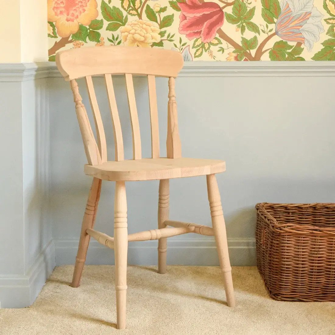 Farmhouse Slat Back Chair
