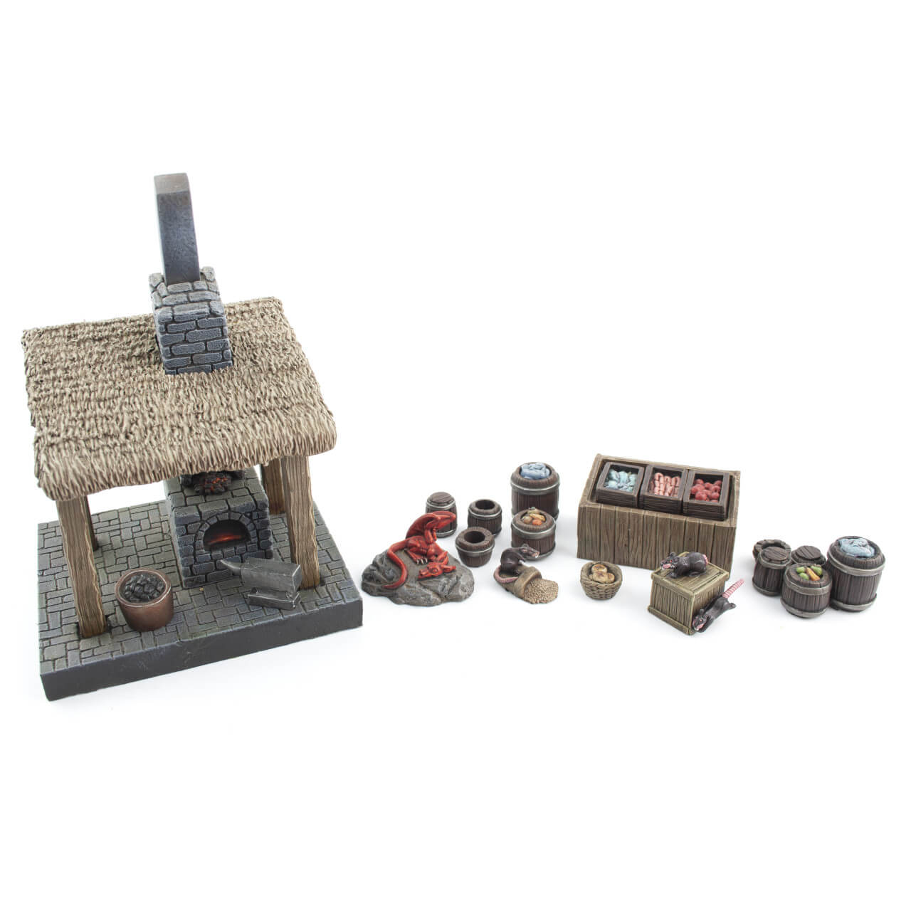 Blacksmith Forge & Market Stall